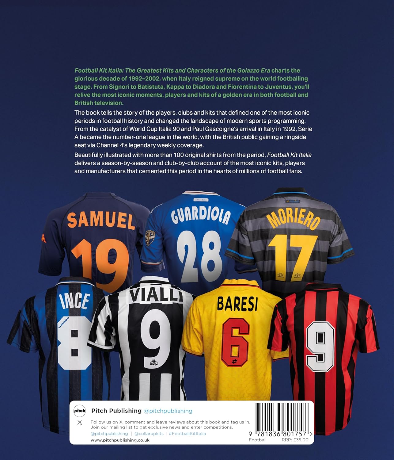Football Kit Italia: The Greatest Kits and Characters of the Golazzo Era