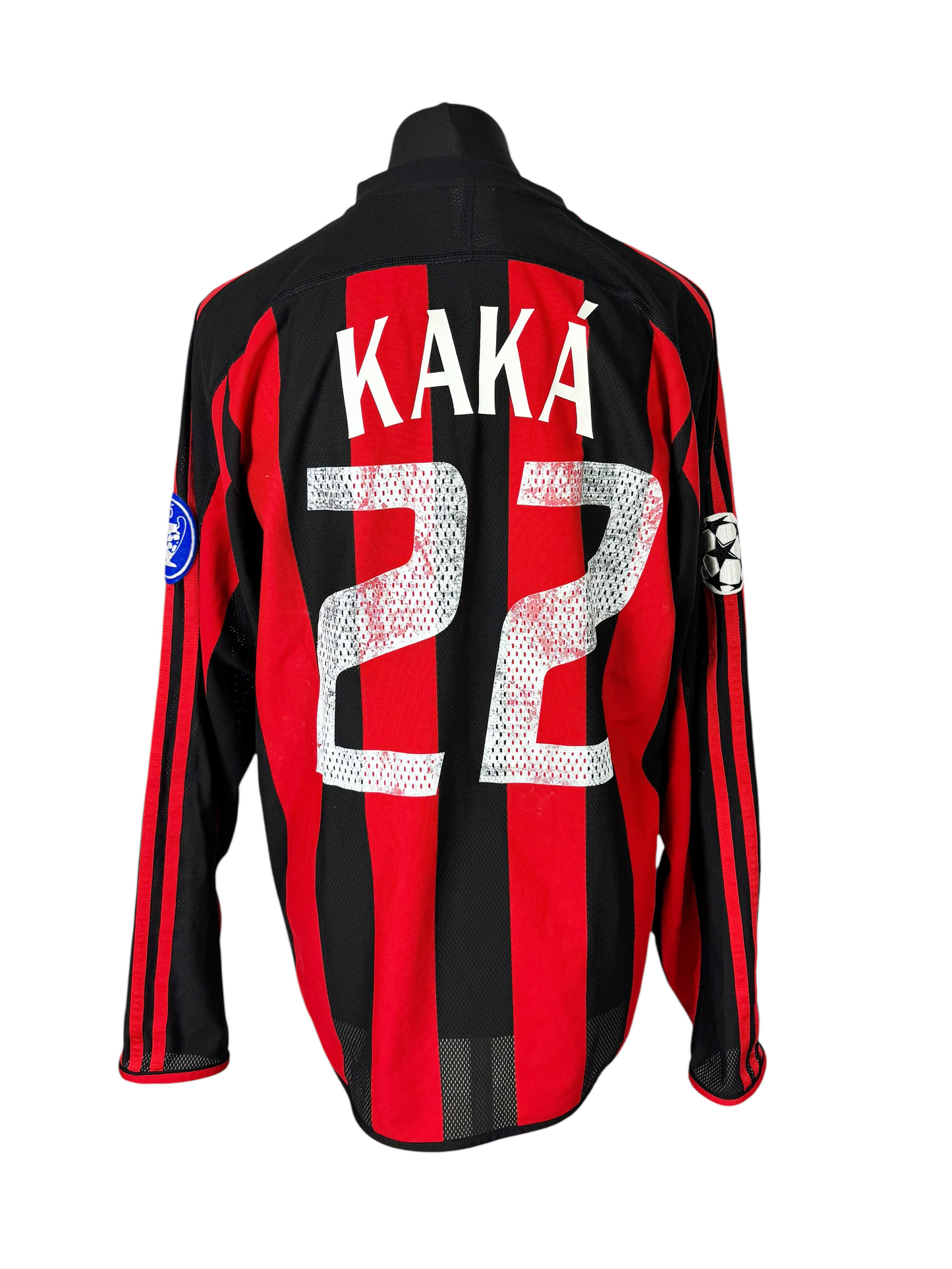 AC Milan 2003-04 L/S Home - Size L - Kaka 22
