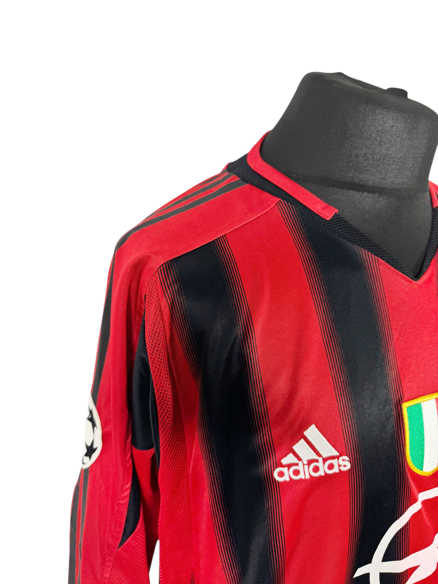 AC Milan 2004-05 L/S CL Home - Size L - Kaka' 22