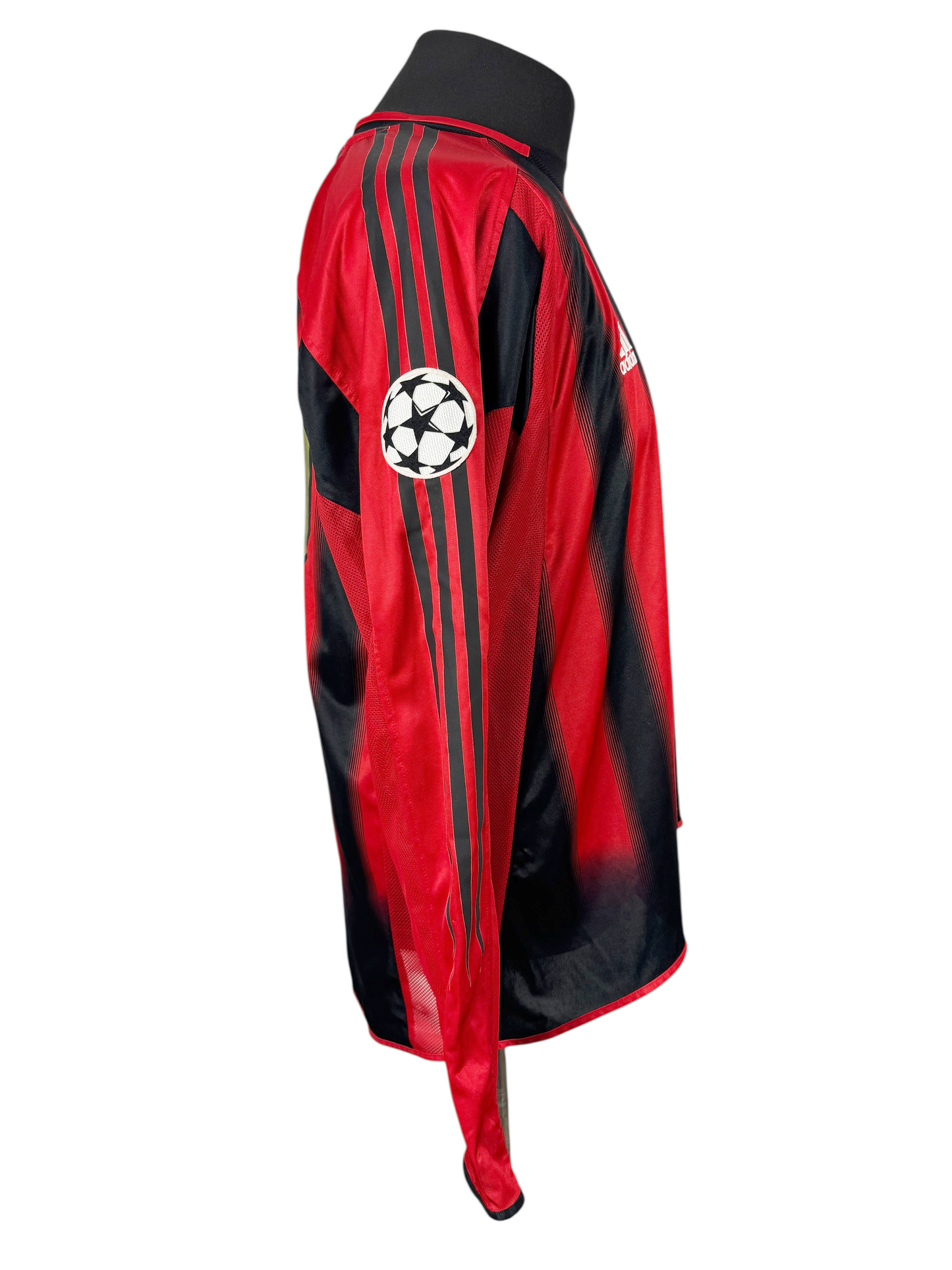 AC Milan 2004-05 L/S CL Home - Size L - Kaka' 22