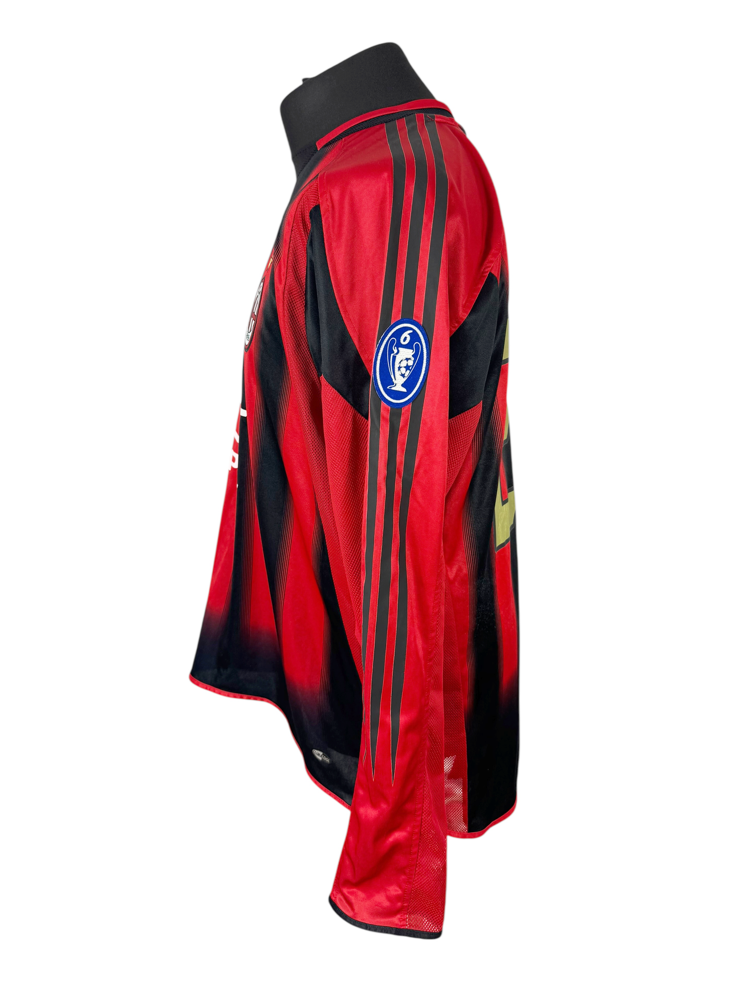 AC Milan 2004-05 L/S CL Home - Size L - Kaka' 22