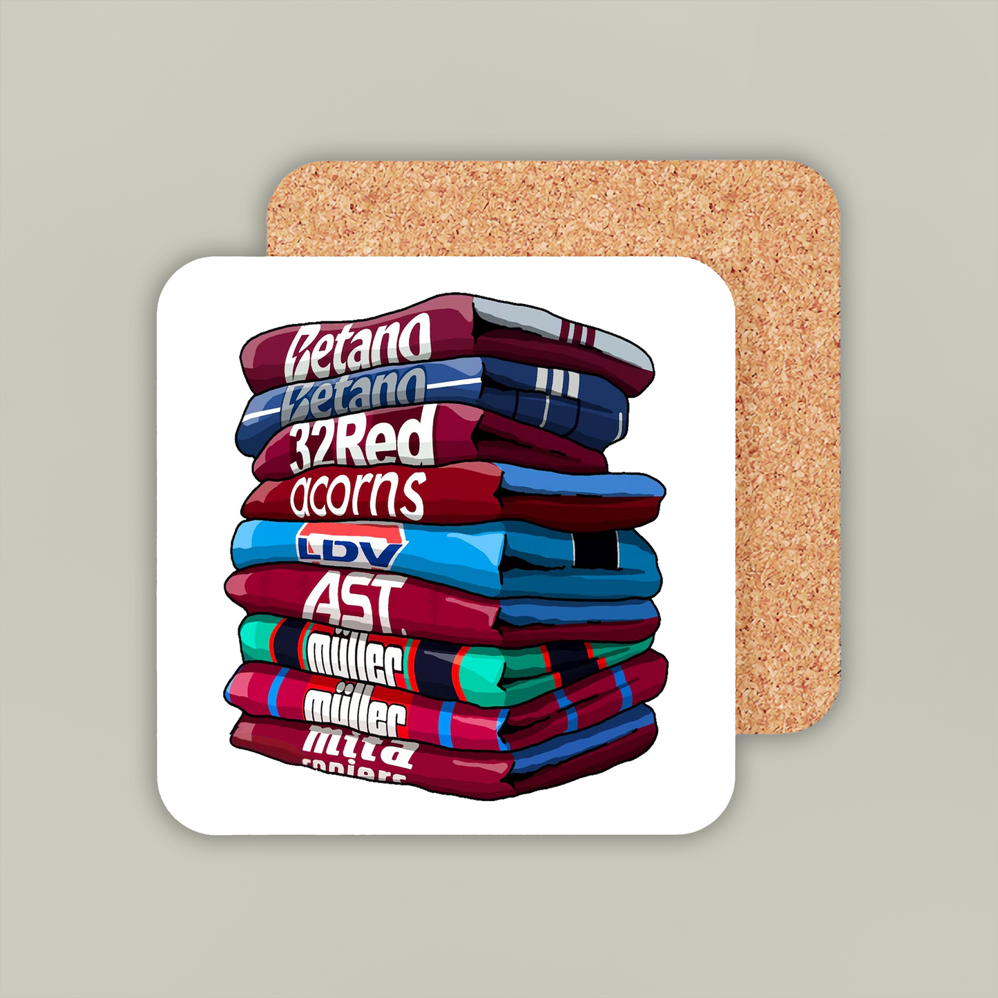 Aston Villa Shirt Stack Coaster