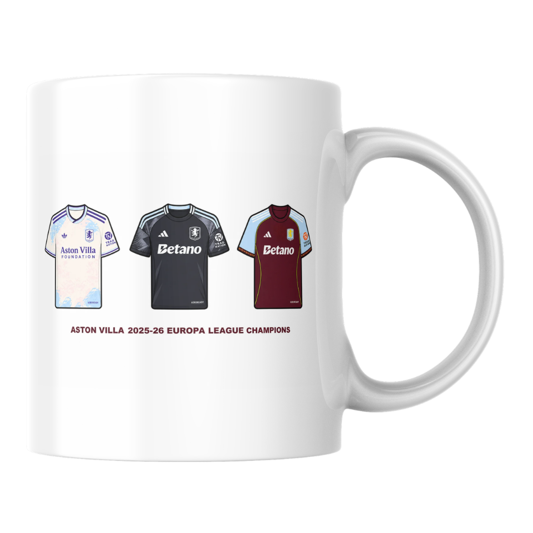 Aston Villa 2025-26 EL Winners Mug