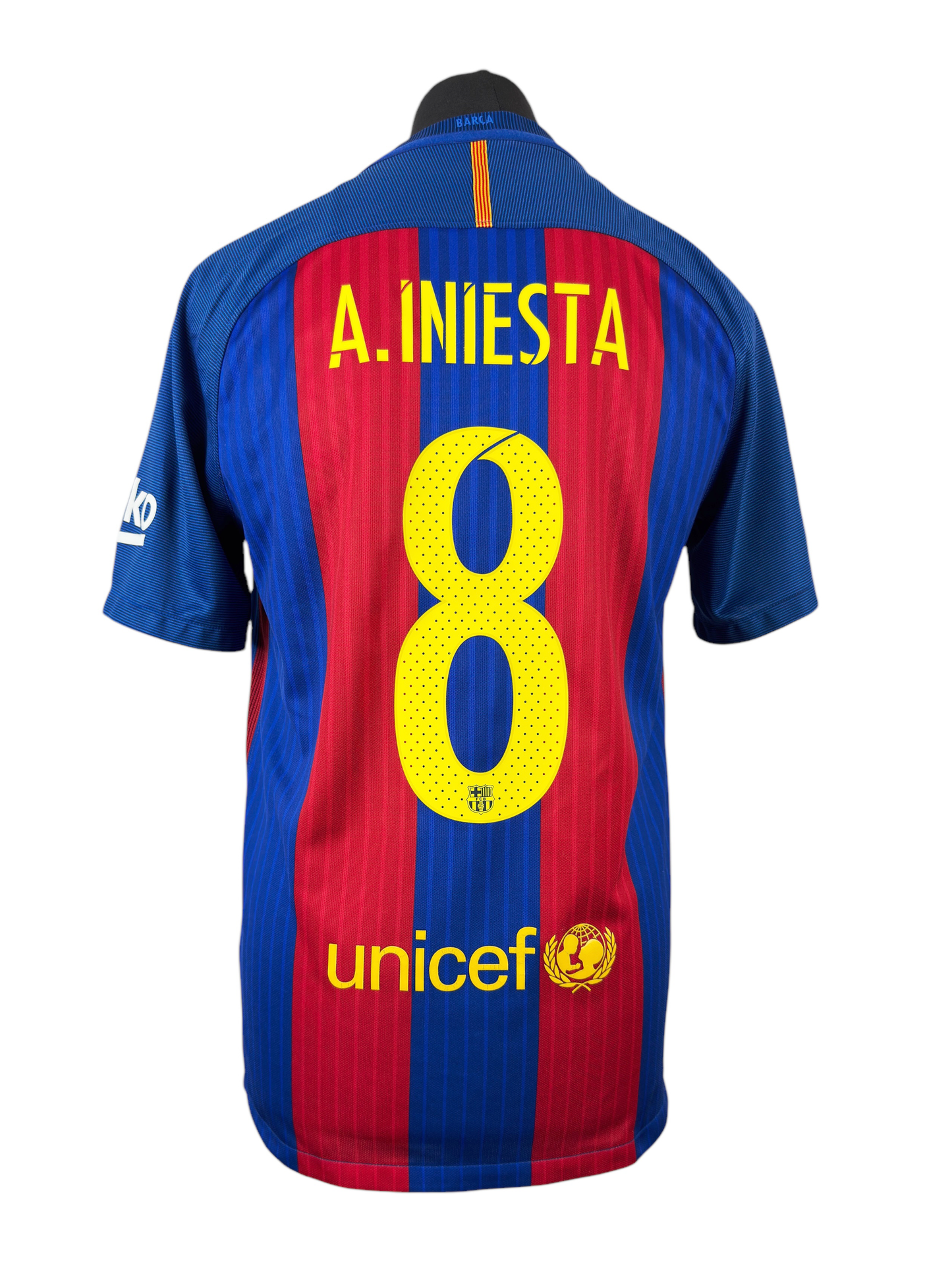 Barcelona 2016-17 Home - Size M - A. Iniesta 8