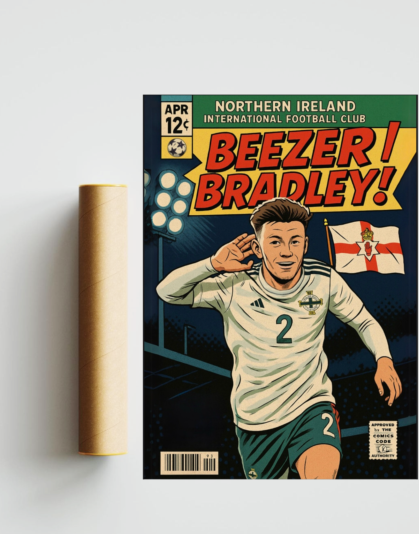 Conor Bradley Comic Book A3 Print