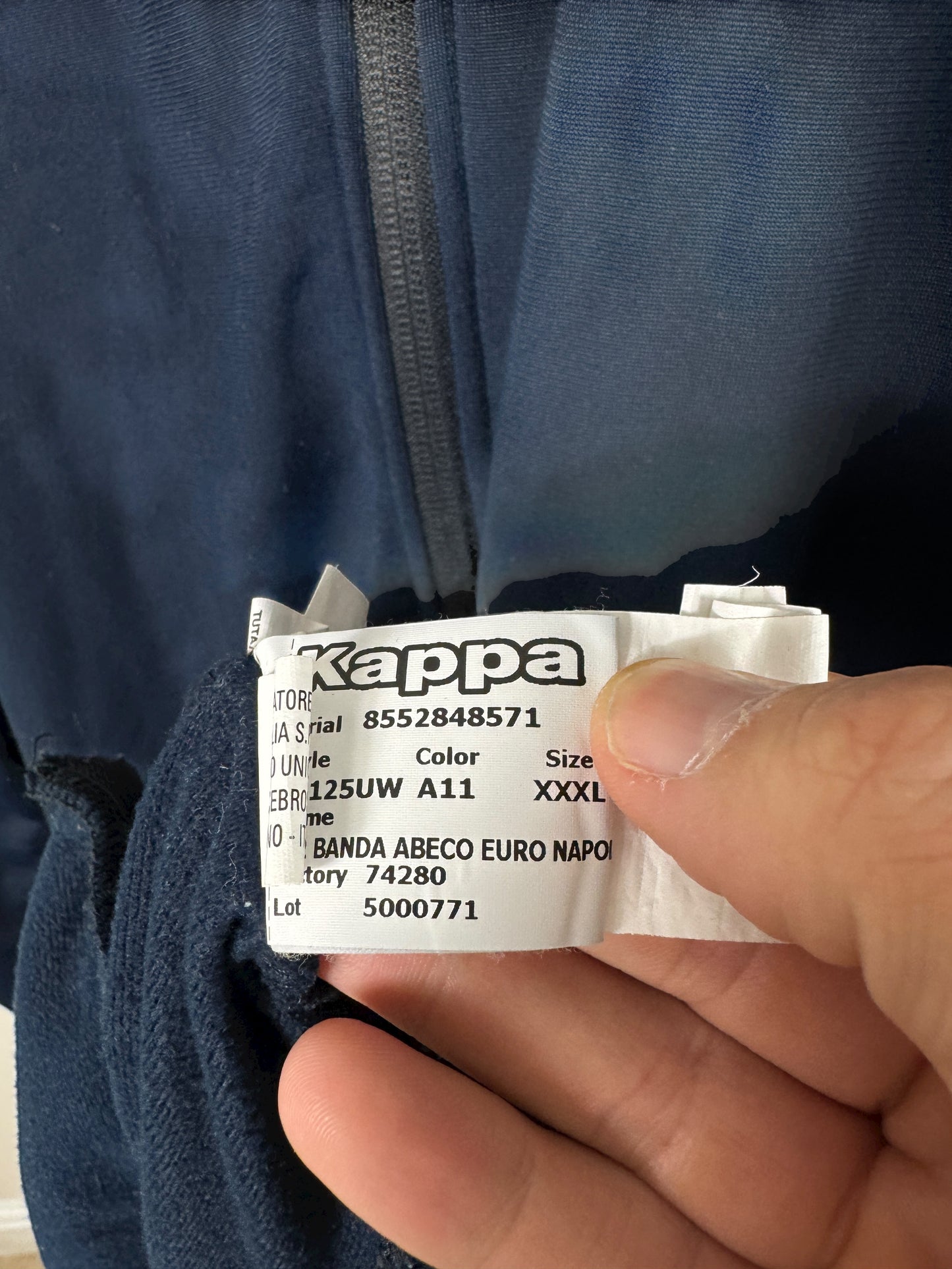 Napoli 2020-21 European Jacket - Size 3XL (XL Fit)