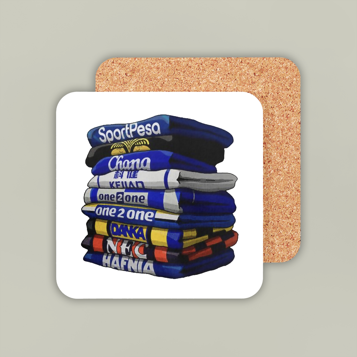 Everton Shirt Stack Coaster