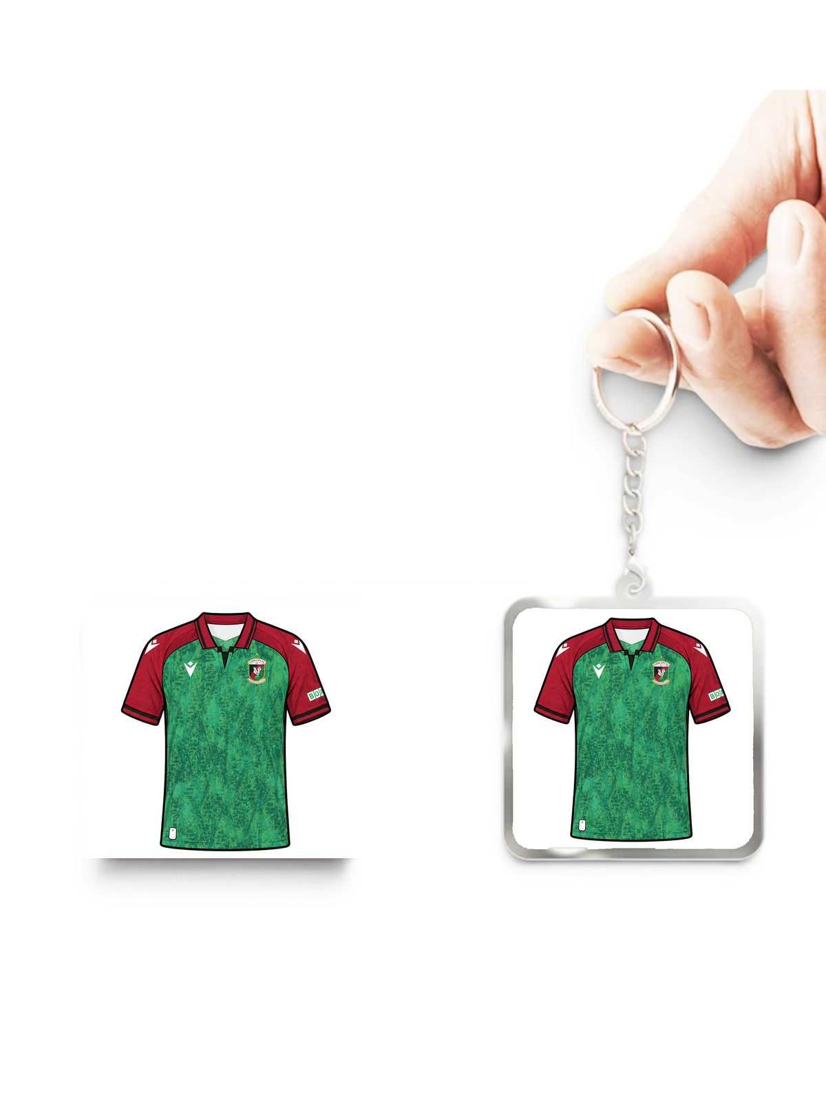 2026-27 Glentoran Home Key Ring