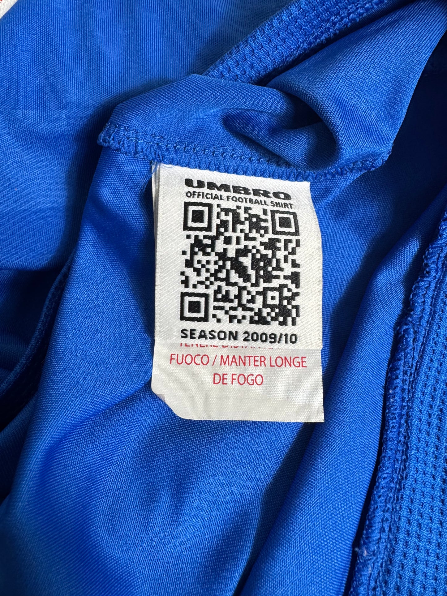 Rangers 2009-10 Home - Size XL (L Fit)