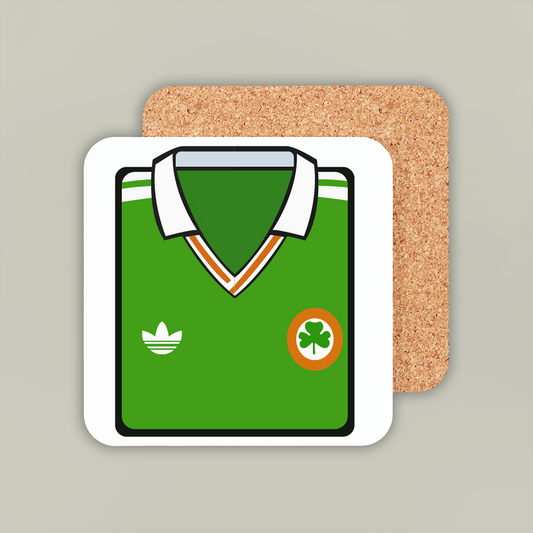 Republic Of Ireland 1988 Home Coaster