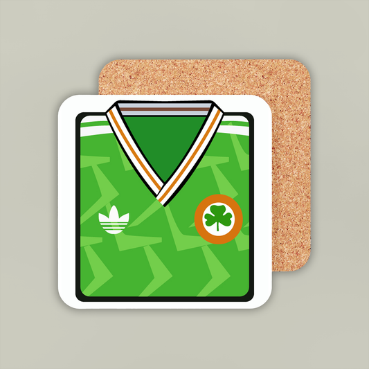 Republic Of Ireland 1990-92 Home Coaster