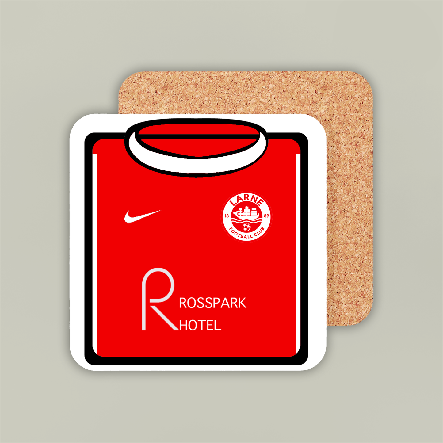 Larne 2025-26 Home Coaster