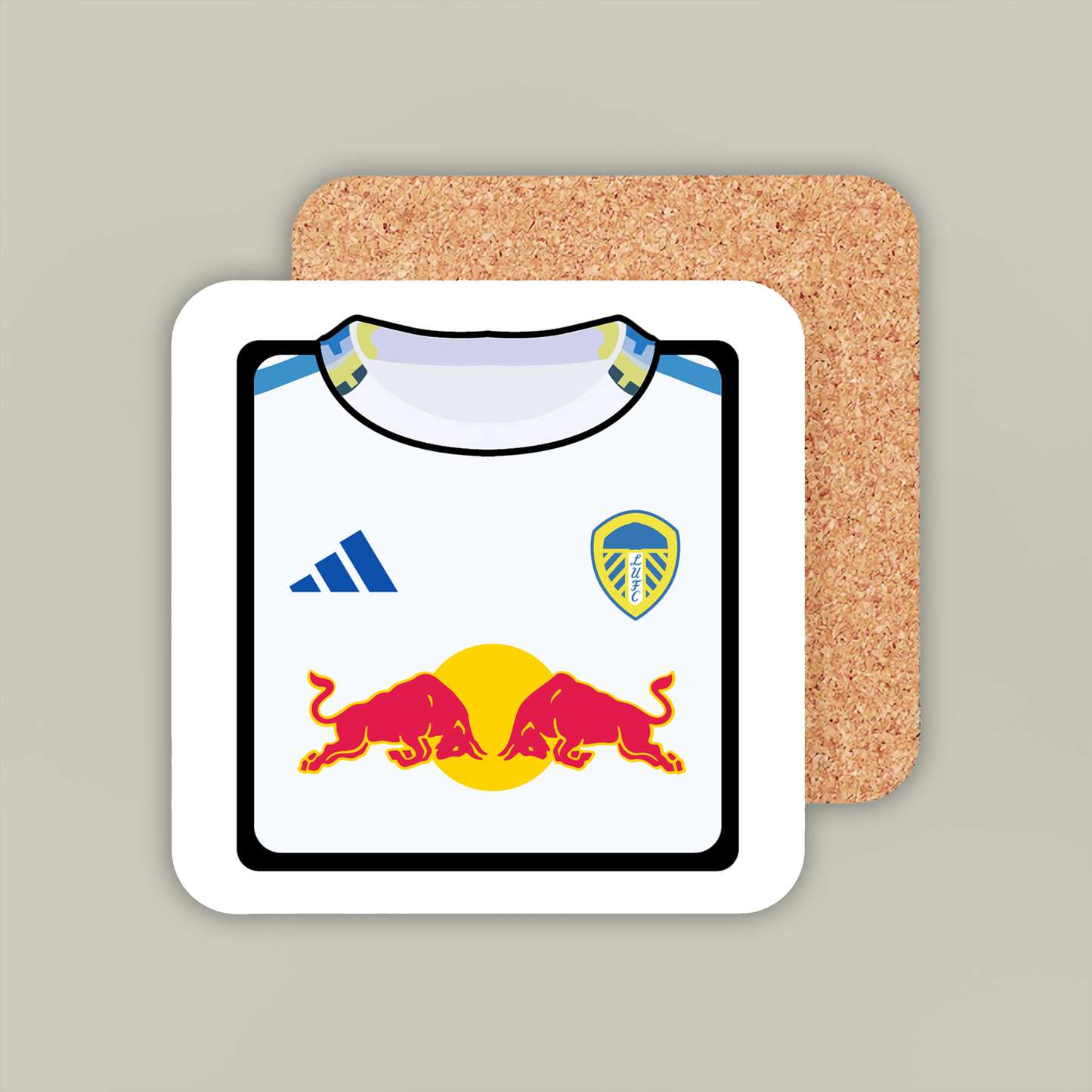 Leeds United 2025-26 Home Coaster