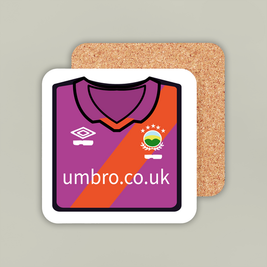 Linfield 2020-21 Away Coaster