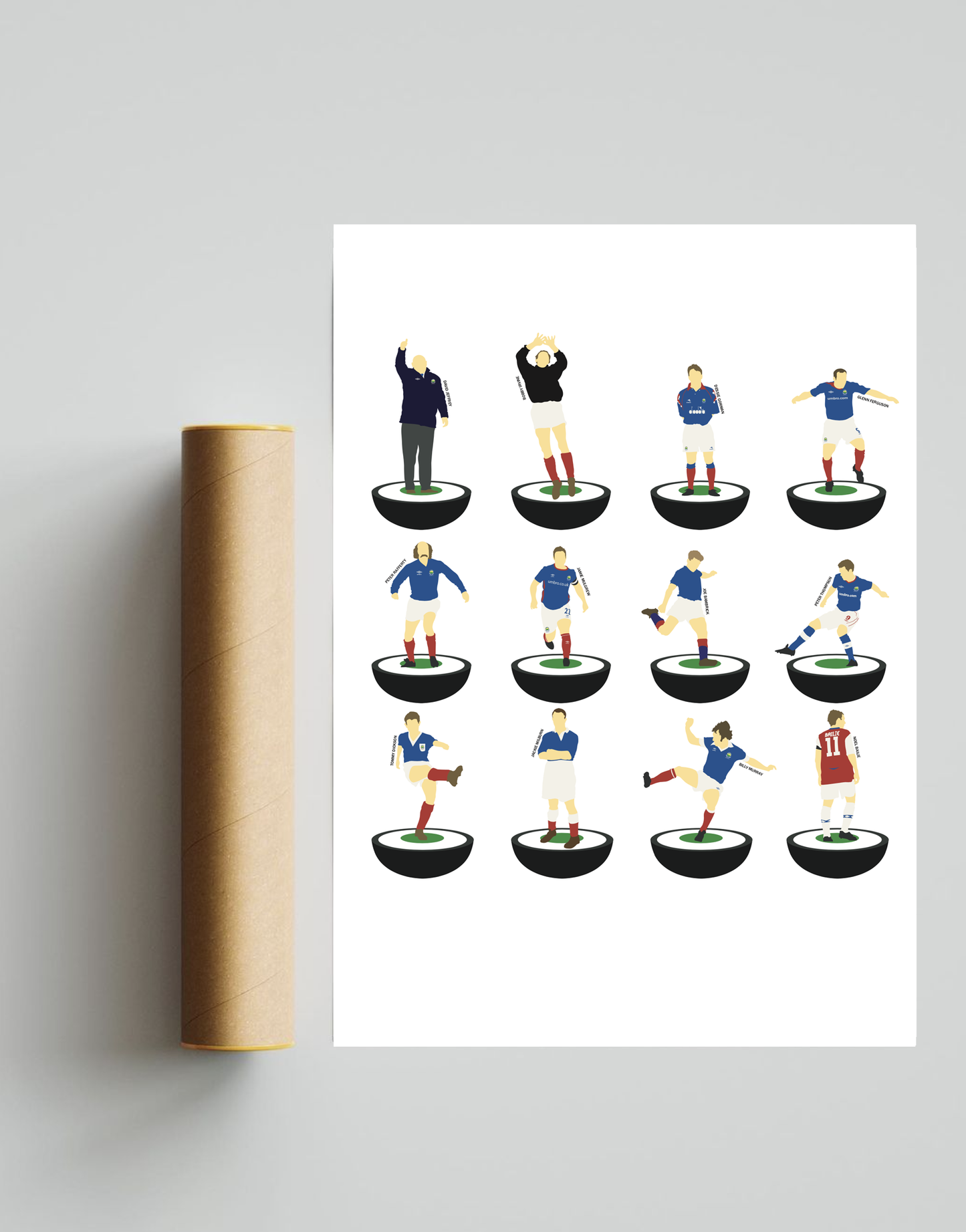 Linfield Legends A3 Print