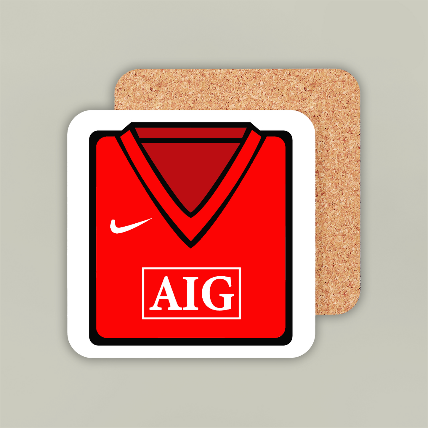 Manchester United 2007-09 Home Coaster
