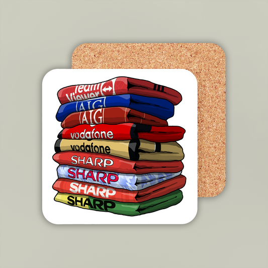 Manchester United Shirt Stack Coaster