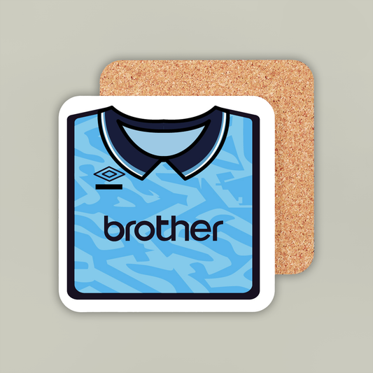 Manchester City 1992-93 Home Coaster