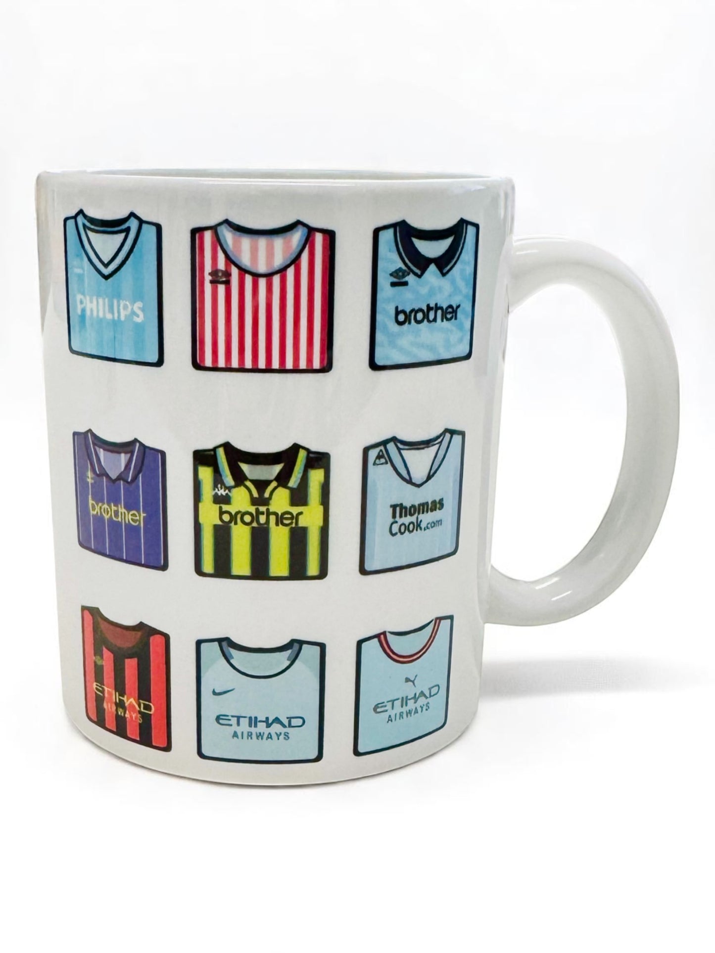 Manchester City Kits Mug