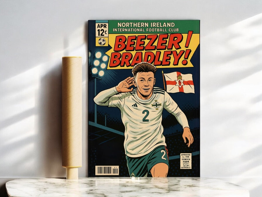 Conor Bradley Comic Book A3 Print
