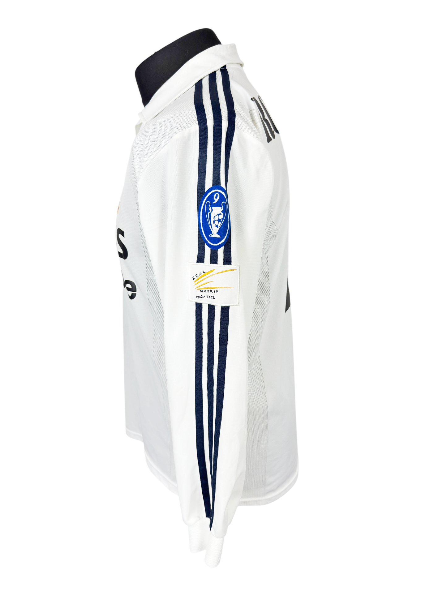 Real Madrid 2002-03 L/S Home - Size M - Ronaldo 11