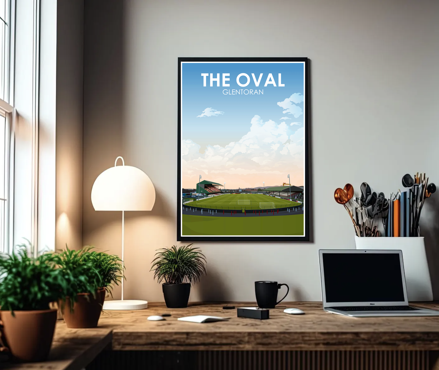 The Oval Stadium A3 Print