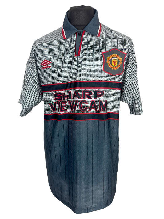 1995-96 Manchester United Away - Size L - Cantona 7