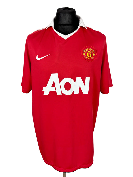 Manchester United 2010-11 Home - Size XL (L Fit)