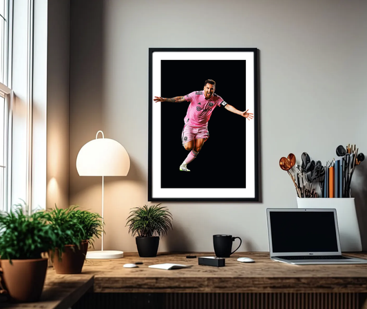 Lionel Messi Inter Miami A3 Print