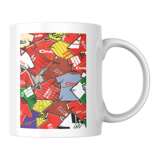 Liverpool Kits Collage Mug