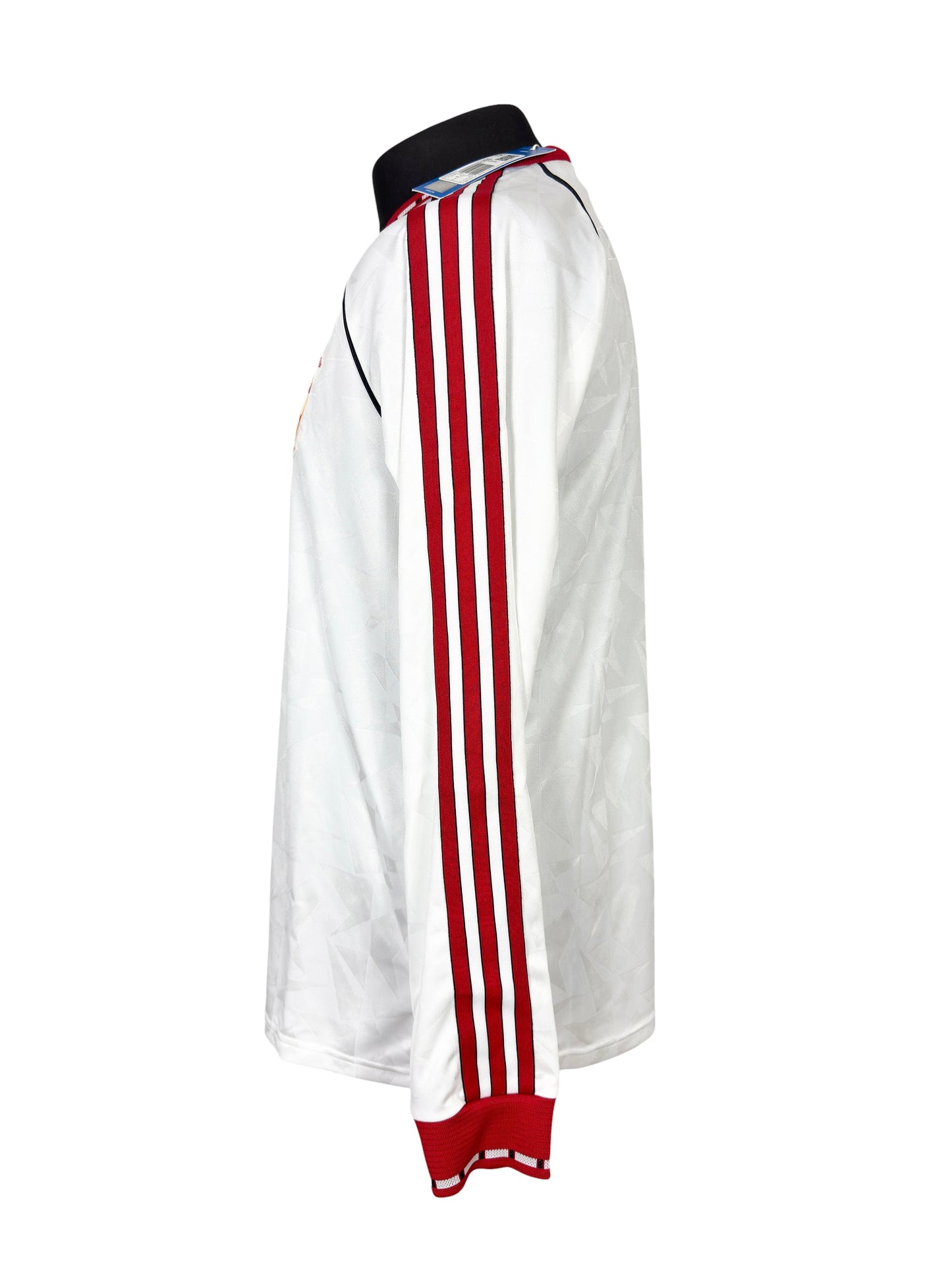 1991 Manchester United L/S Adidas Originals Reissue Away - Size M