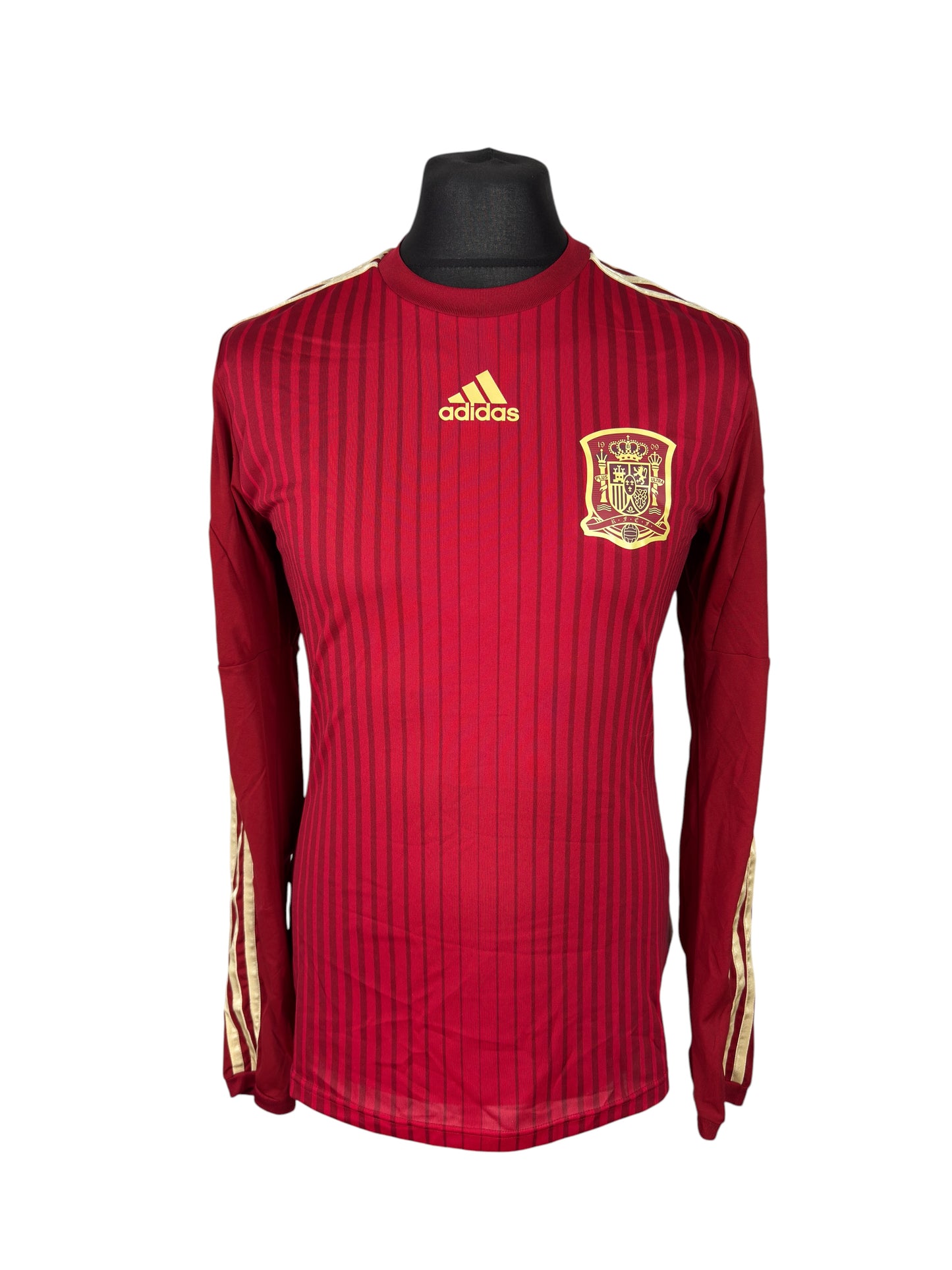 Spain 2013-15 Player Issue L/S Home - Size 6 (S Fit)
