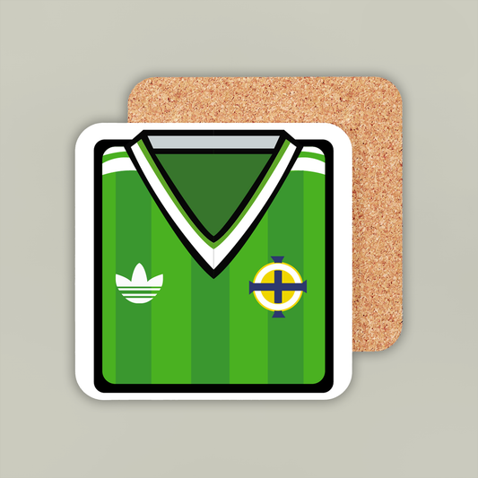 Northern Ireland 1984-86 Home Coaster