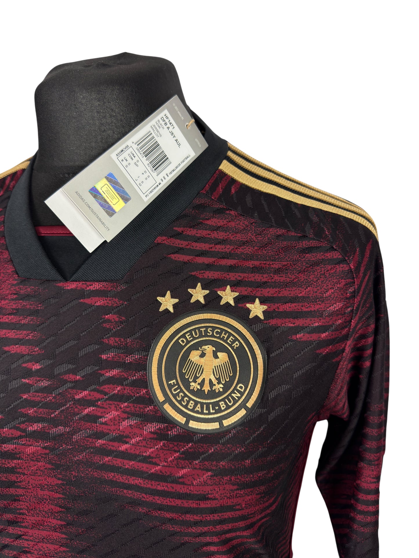 Germany 2022-23 L/S Authentic Version Away - BNWT