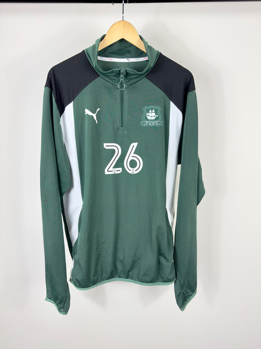 Plymouth Argyle 2021-22 Player Issue Training Top - Size XL