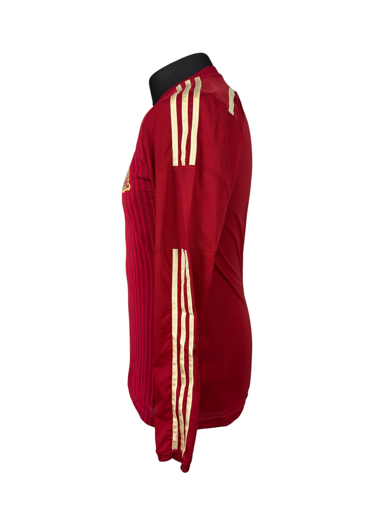 Spain 2013-15 Player Issue L/S Home - Size 6 (S Fit)