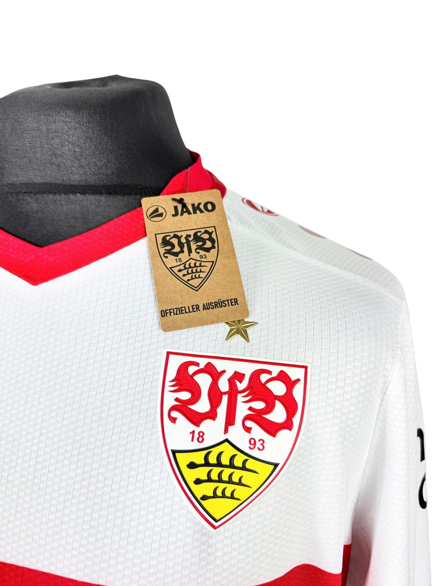 VfB Stuttgart 2024-25 L/S Home - Size L (M Fit) - BNWT