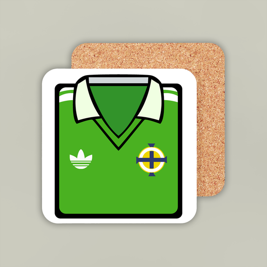 Northern Ireland 1980-82 Home Coaster