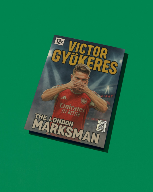 Victor Gyokeres Comic Book Style A3 Print