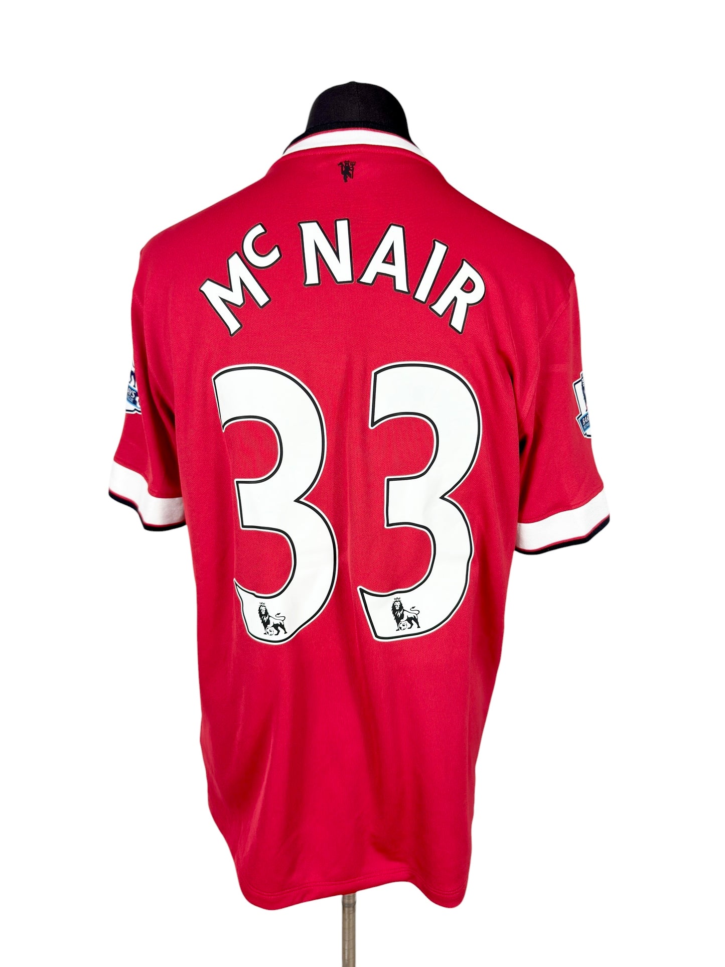 Manchester United 2014-15 Home - Size L - McNair 33