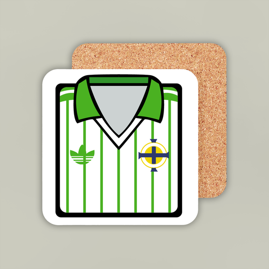 Northern Ireland 1980-82 Away Coaster