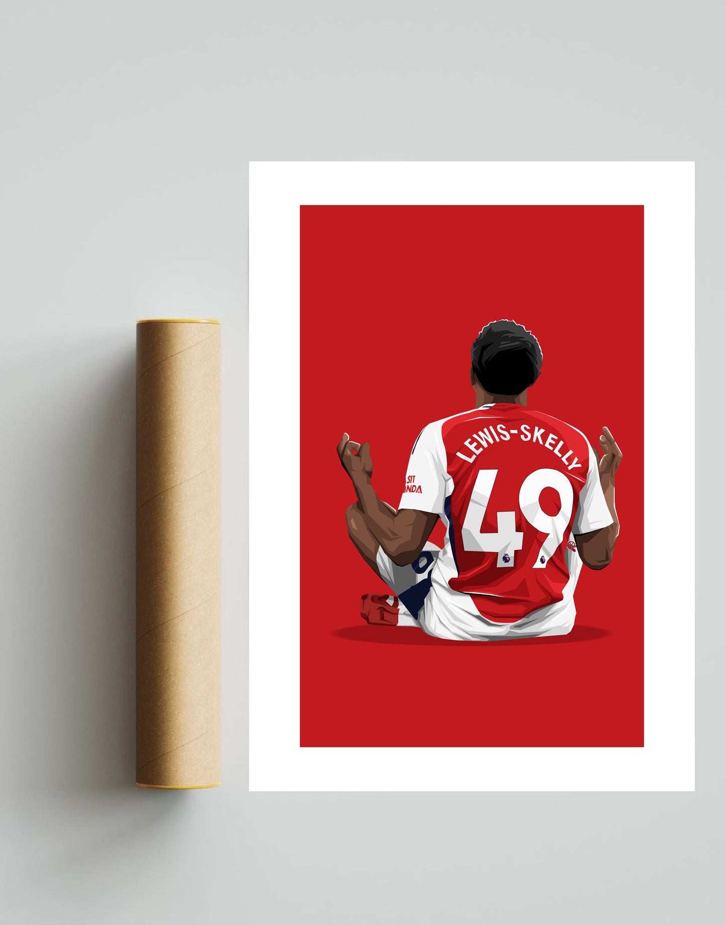 Myles Lewis-Skelly Celebration A3 Print