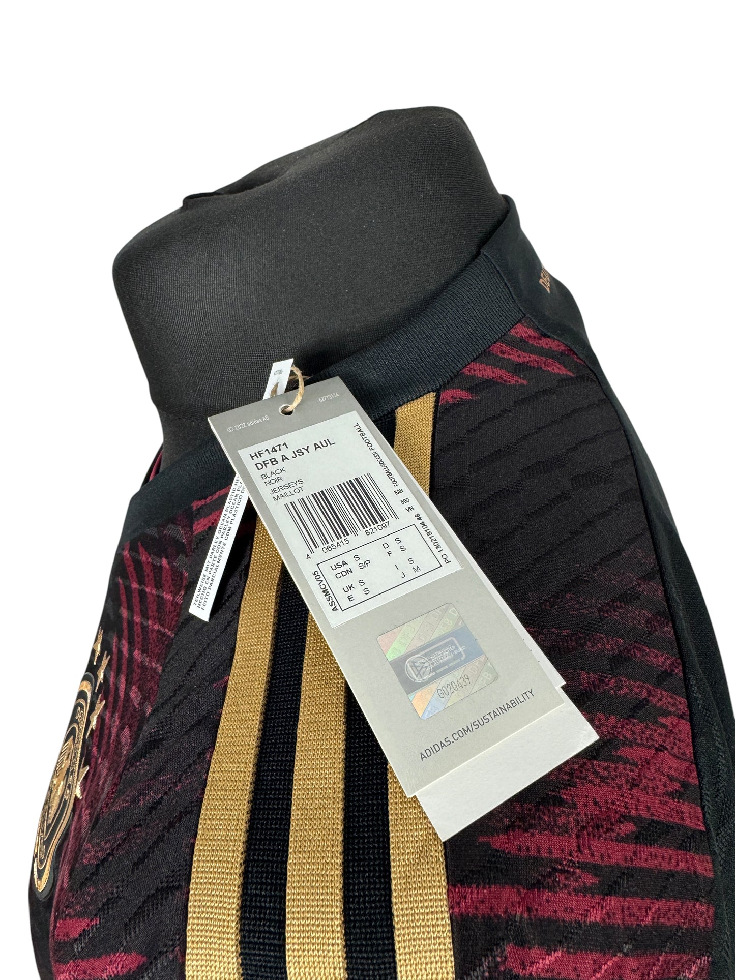 Germany 2022-23 L/S Authentic Version Away - BNWT