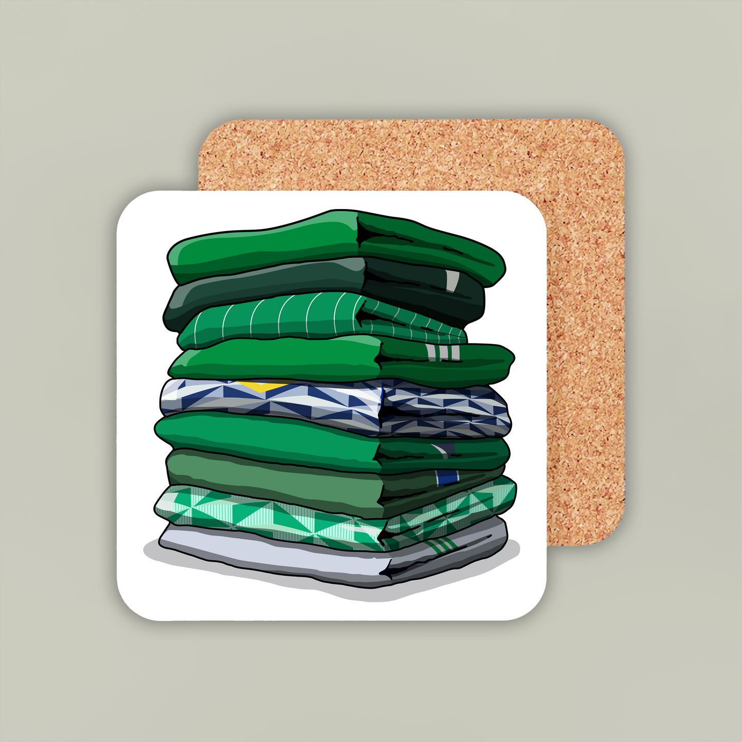 Northern Ireland Shirt Stack Coaster
