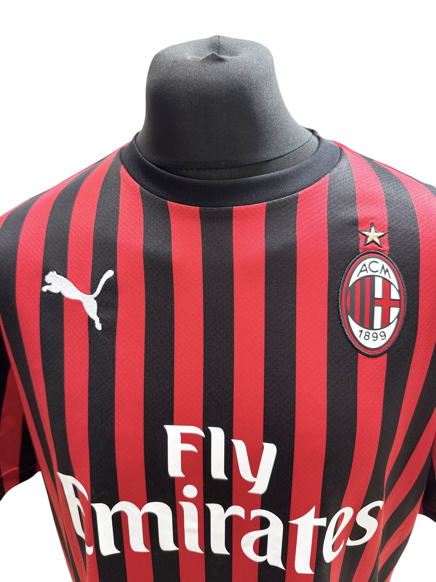 2019-20 AC Milan Home - Size L - Piatek 19