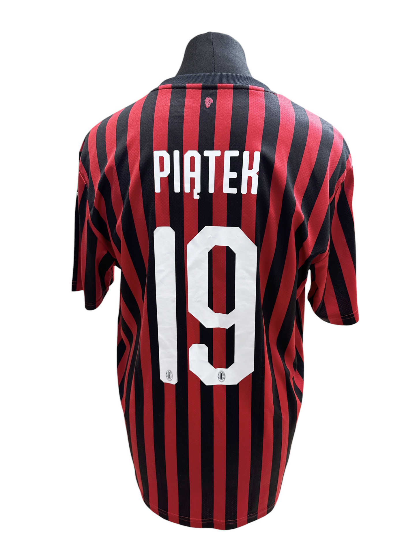 2019-20 AC Milan Home - Size L - Piatek 19
