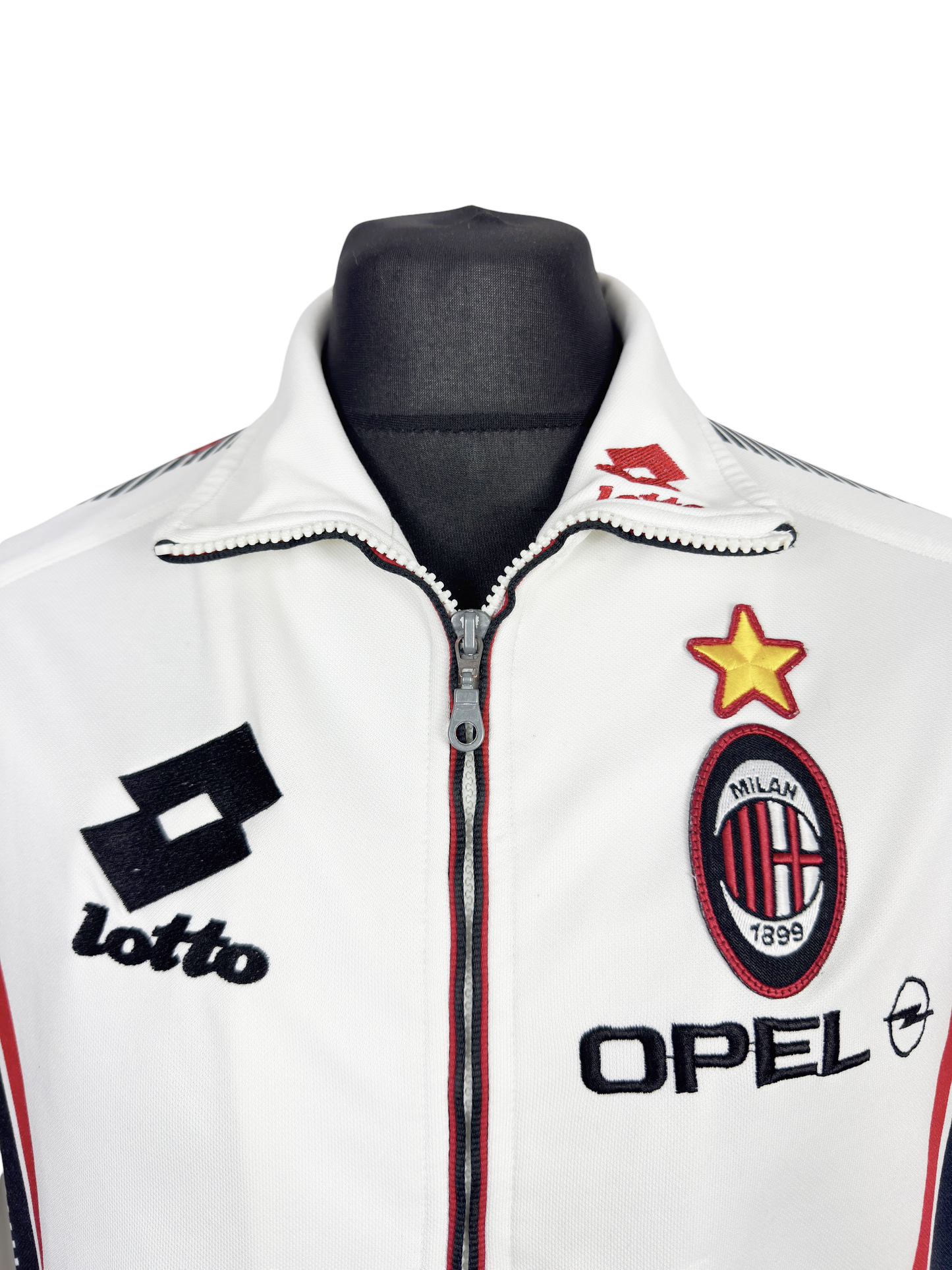 1997-98 AC Milan Lotto Track Jacket - Size M