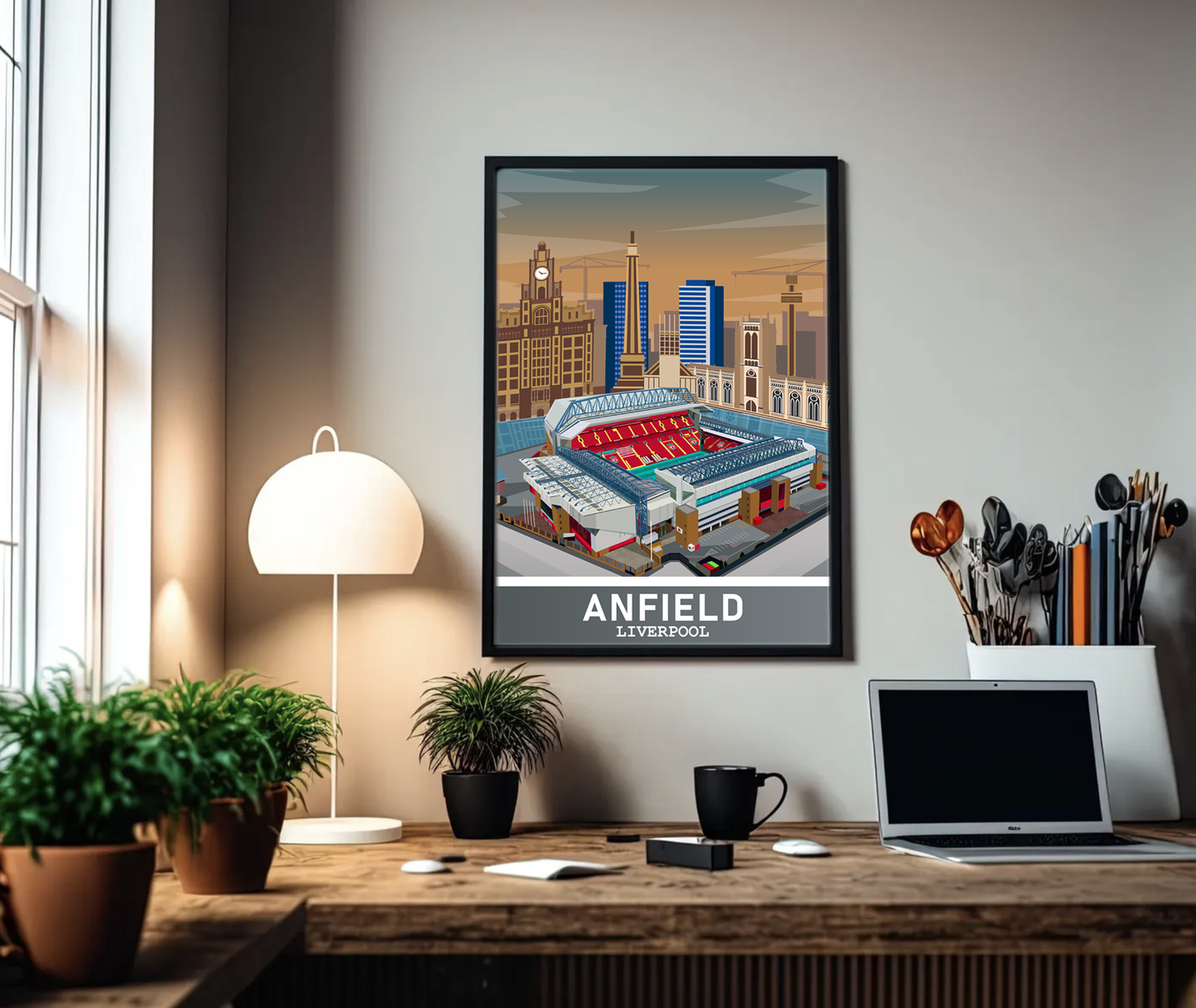 Anfield x Liverpool A3 Print