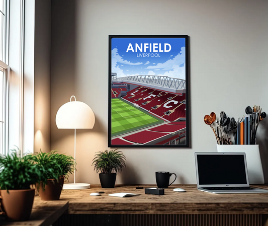 Anfield Stadium A3 Print