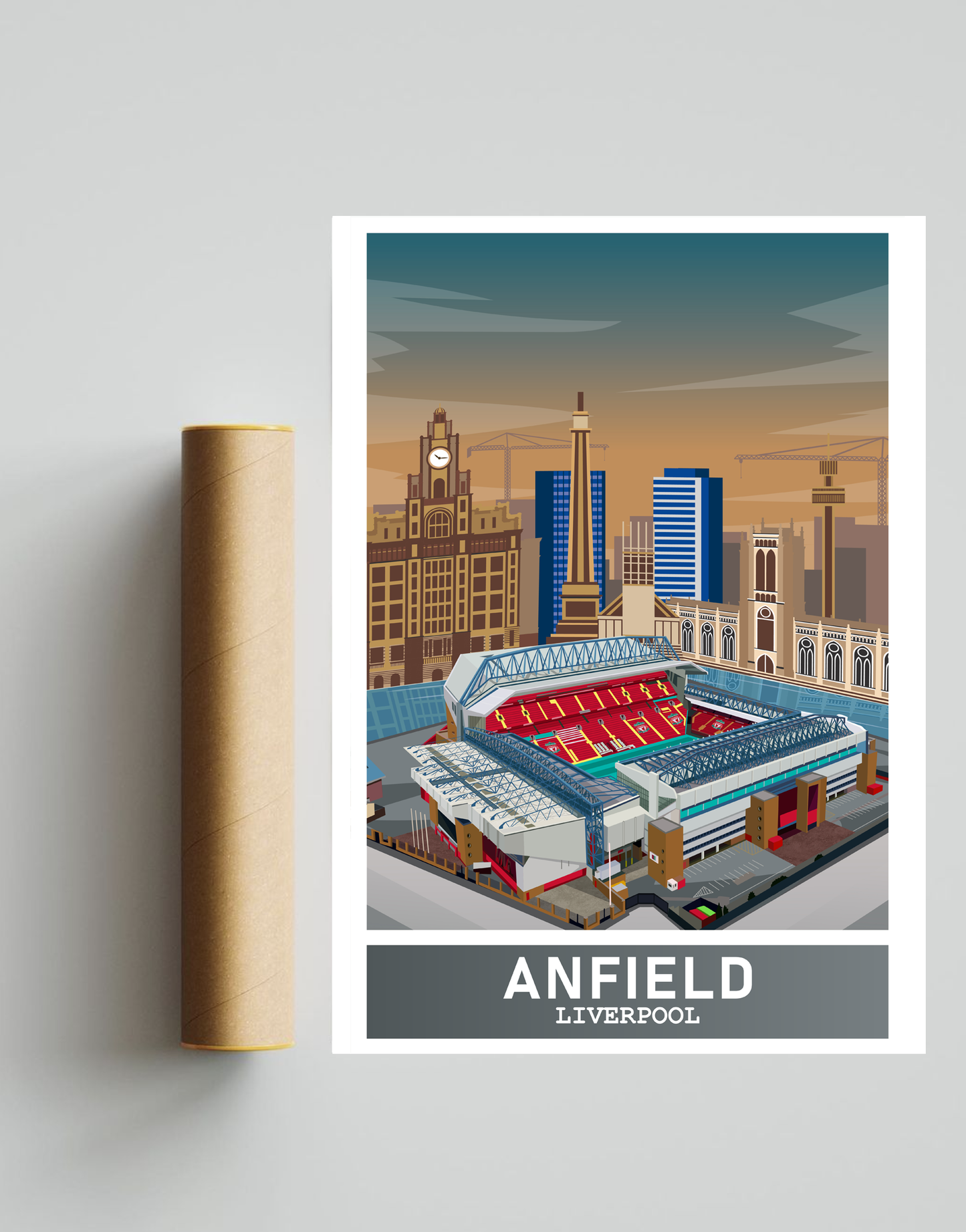 Anfield x Liverpool A3 Print